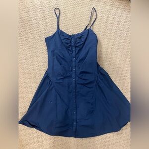 Wild Fable Dark Blue Spaghetti Strap Dress